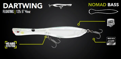 *New* Freshwater Dartwing Topwater Lure