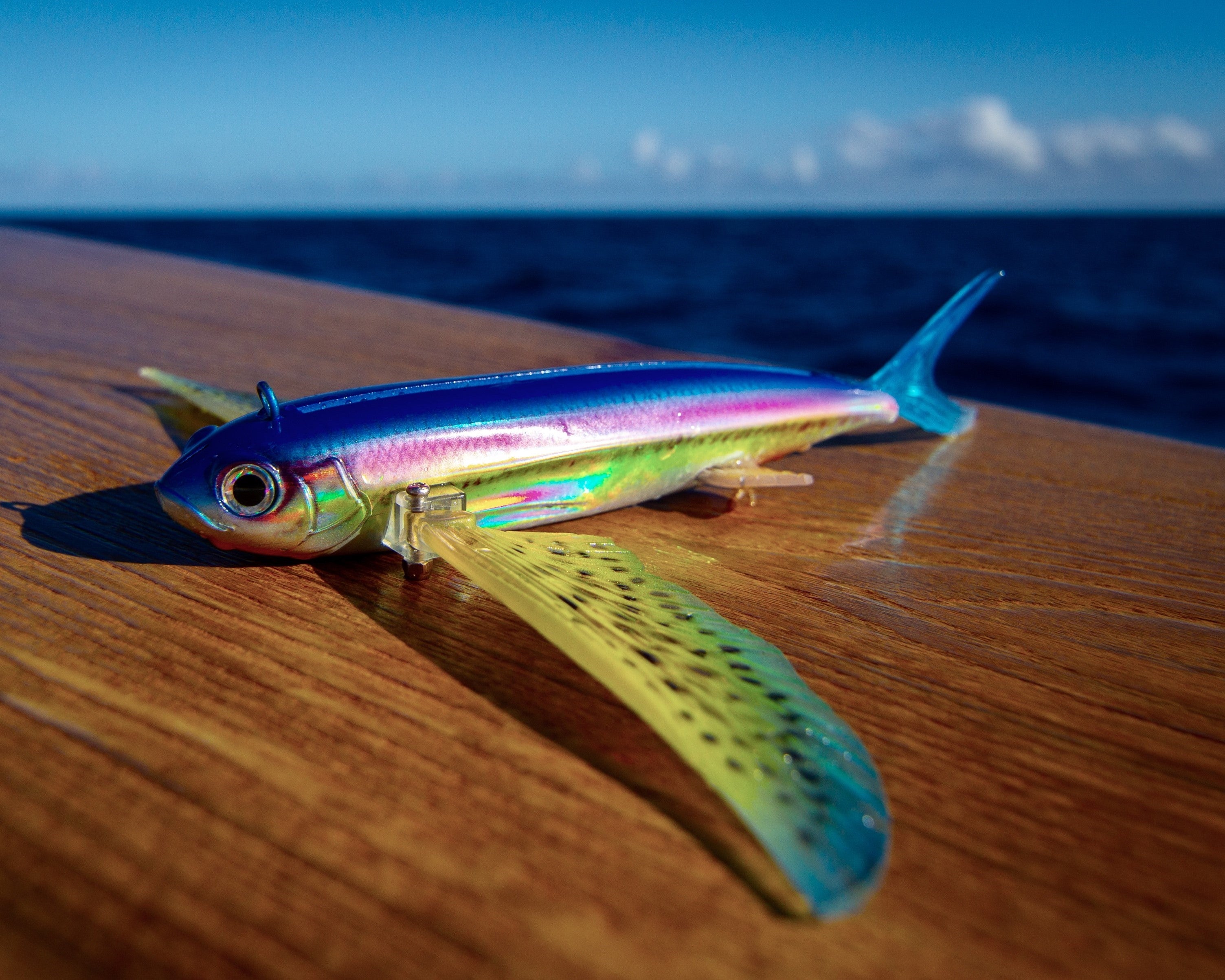 can you troll flying fish lures with out a kite Nomad Design Slipstream last longer and to catch big fish. Bluefin tuna candy Flying