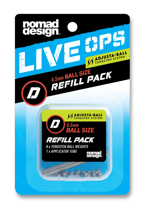 Tungsten 6.5mm Adjusta-Ball Refill Pack (Ball D - 8pcs)