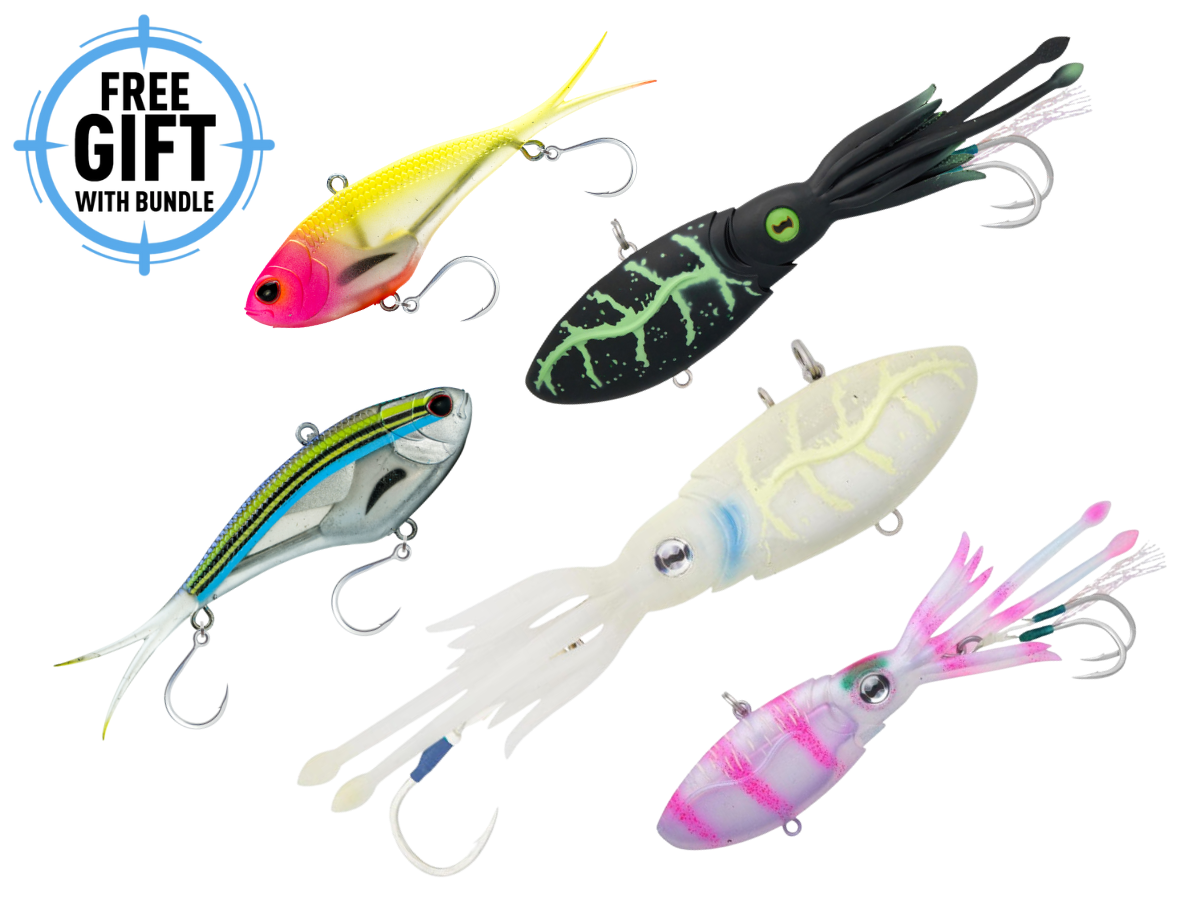 cheap vibe fishing lures TUNGSTEN T-RIP FRY MINI BAIT Kenders Outdoors Offshore Vibe Bundle Nomad