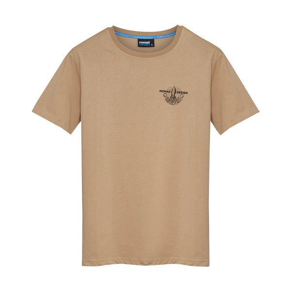 T-Shirt - Squidtrex Rising Tan