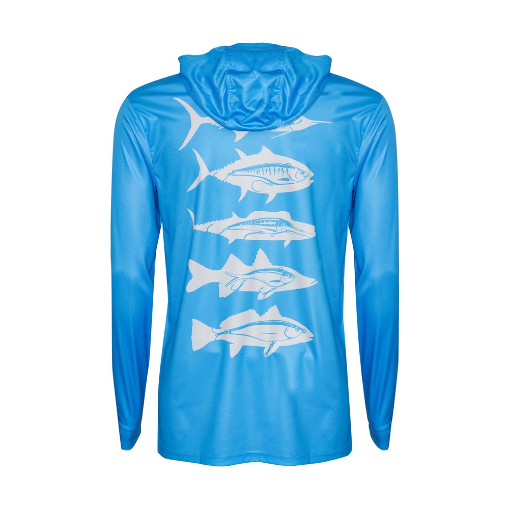 Tech Fishing Shirt Hooded - Predator Ultramarine XXX Large
