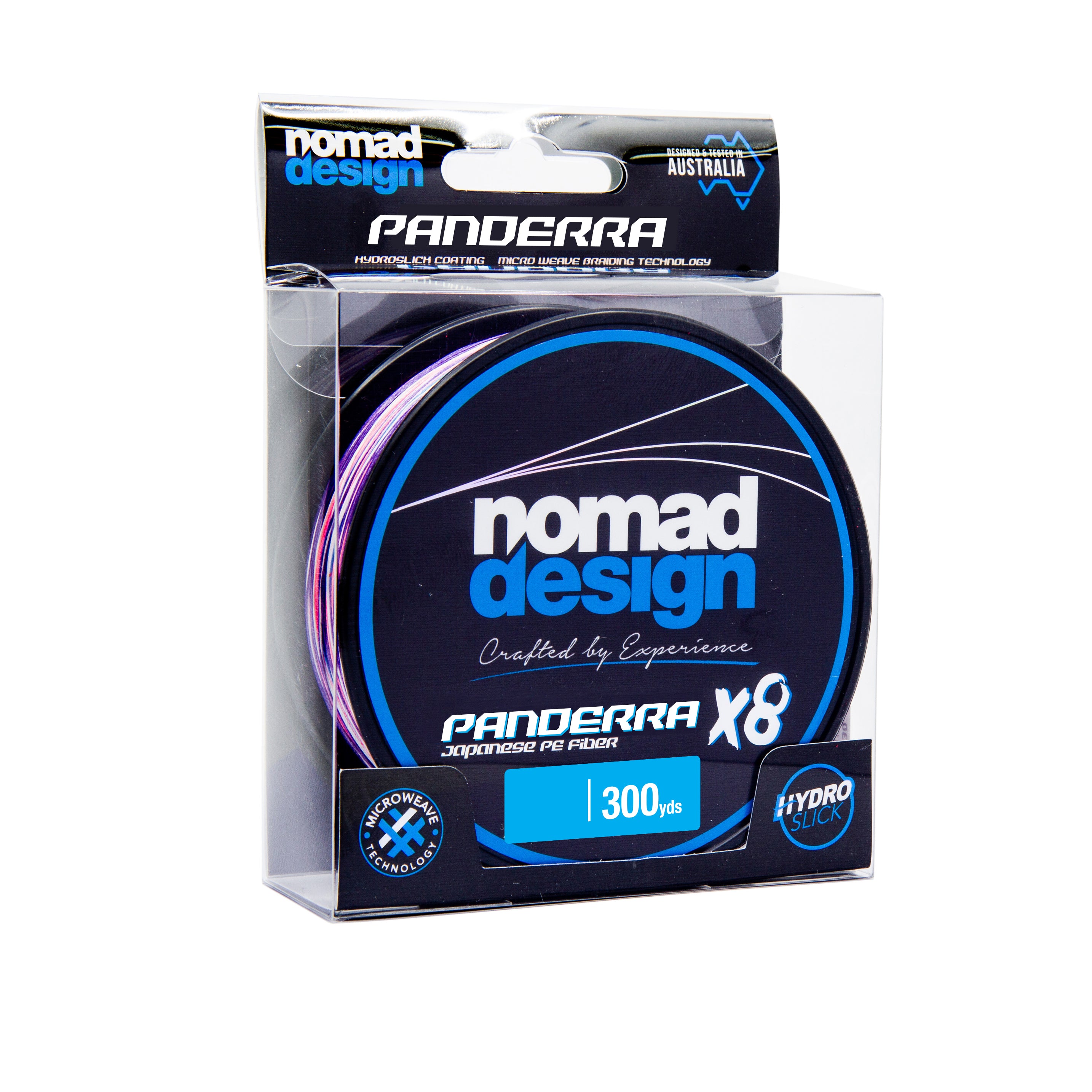 Panderra Multicolour X8 Braid 300yds – Nomad Tackle