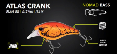 *New* Atlas Square Bill Crankbait