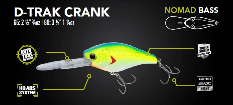 *New* D-Trak Deep Crankbait Lure