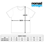 Nomad Design Womens T-Shirt - Fine Lines
