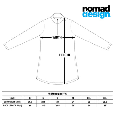 Womens Tech Dress - Marlin Sunset