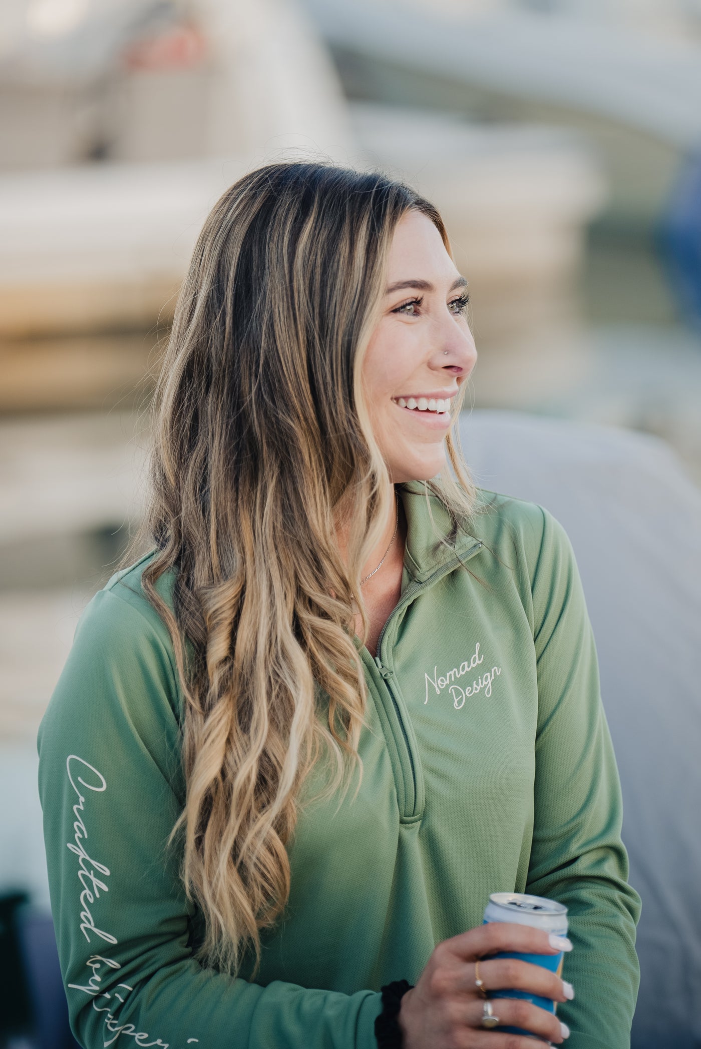 Womens Tech Dress - Marlin Sunset