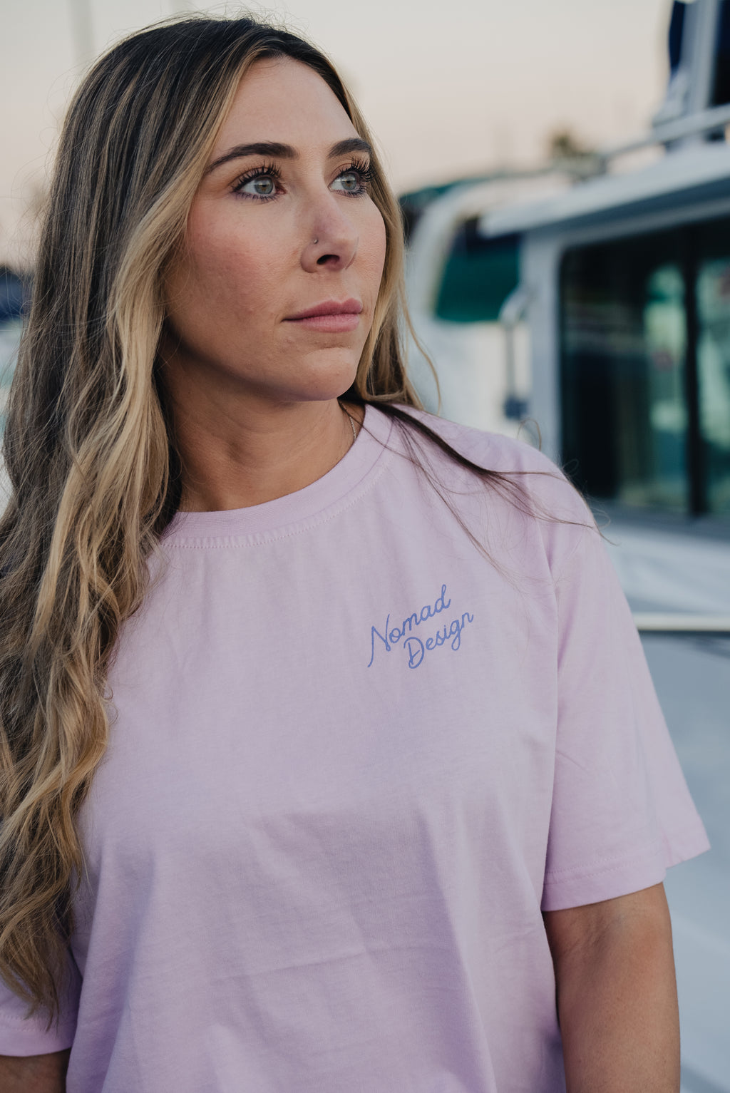 Nomad Design Womens T-Shirt - Marlin Sunset XXL