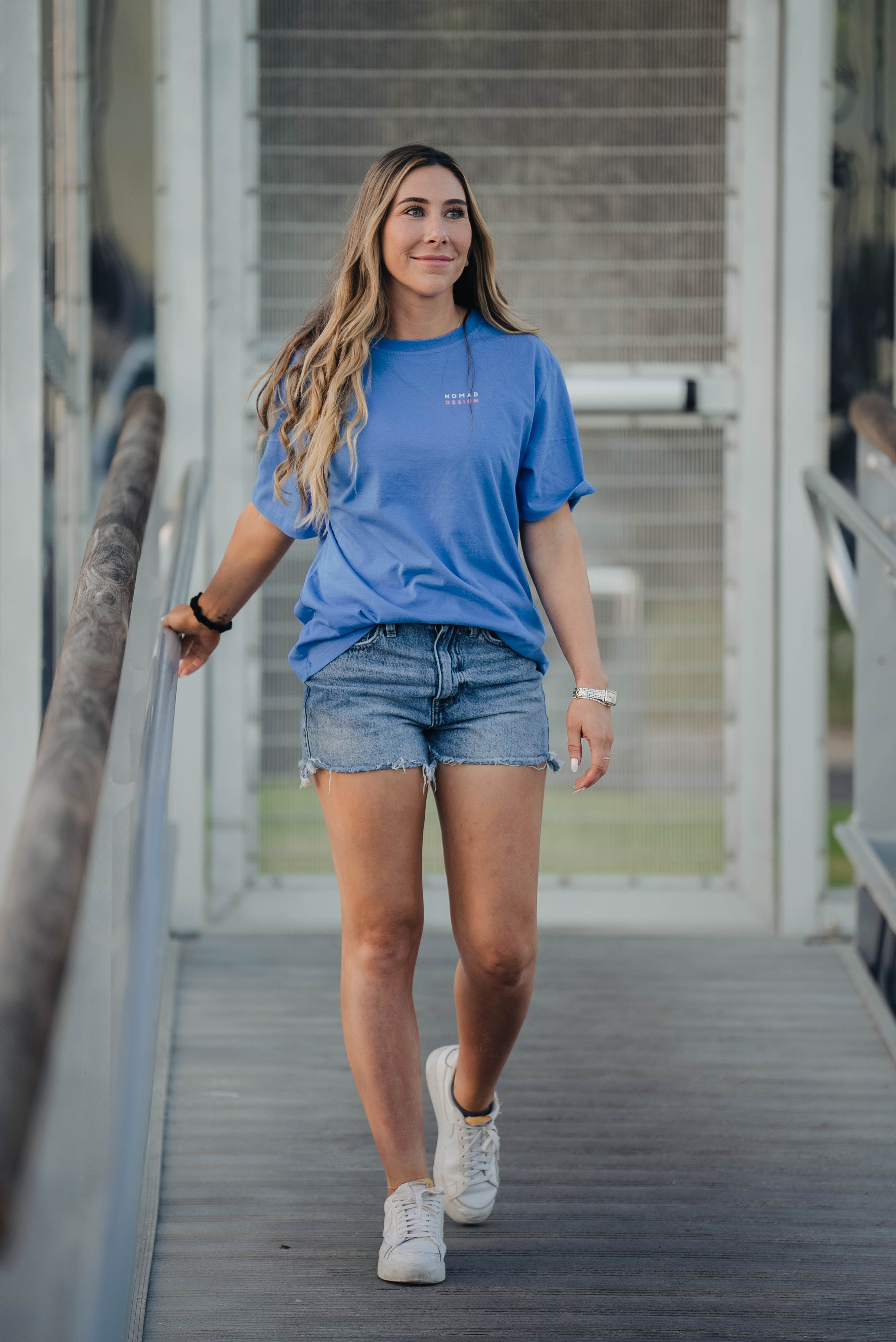 Nomad Design Womens T-Shirt - Fine Lines