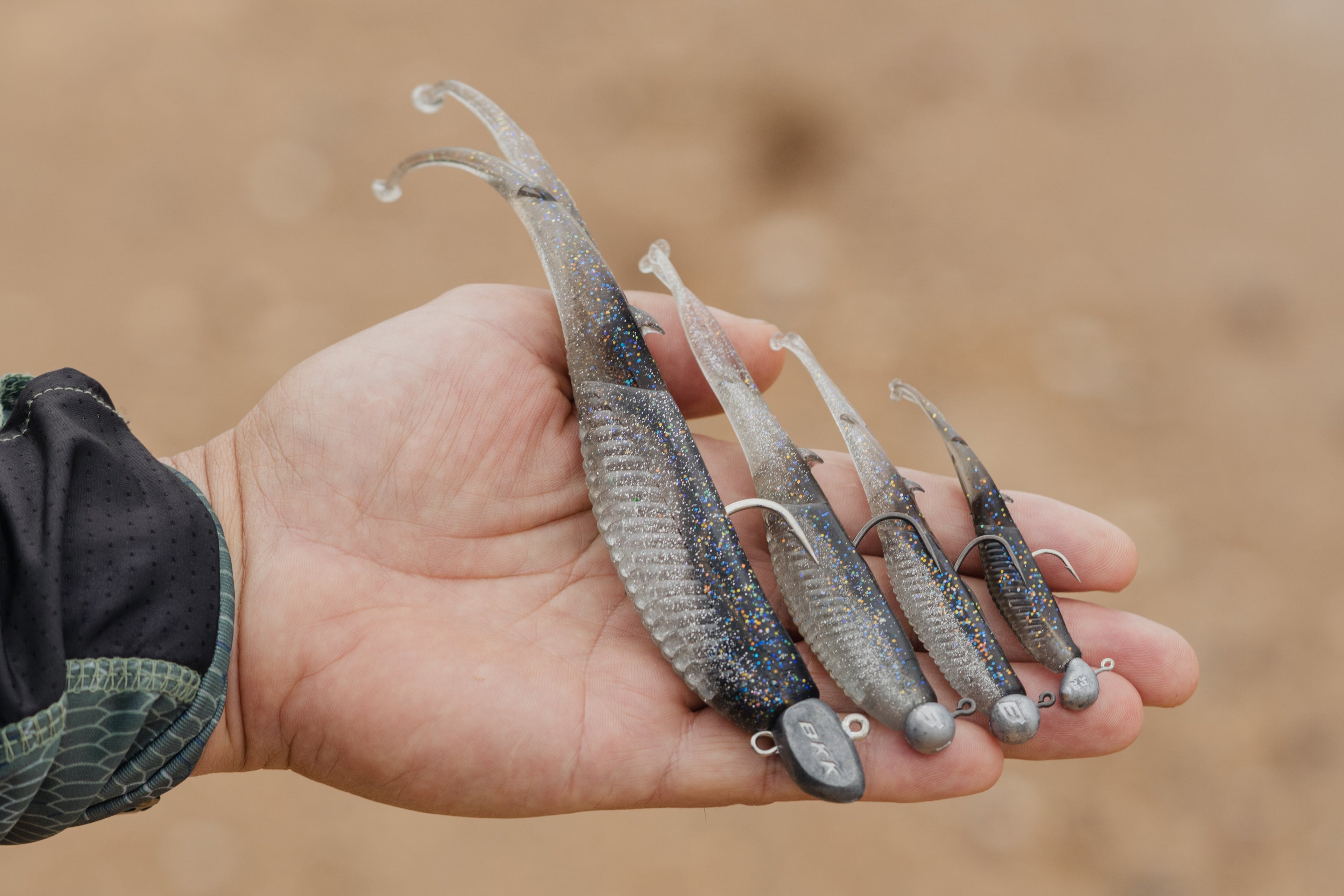 Nomad Design Double Down 3" Jerkshad - 6 Pack - Live Ops