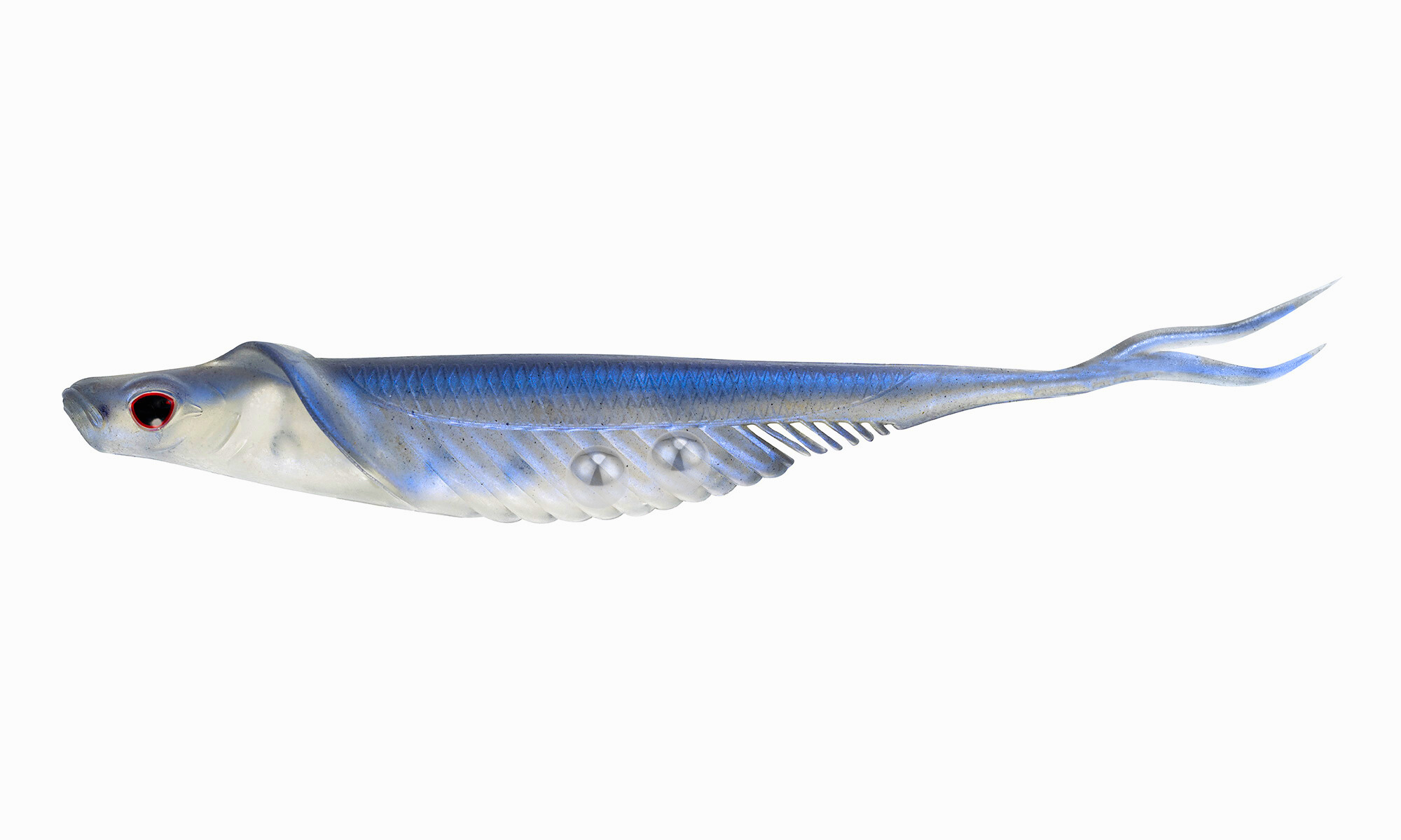Nomad Design Cobra Shad 4.5" Live Ops - 4 Pack Green Wakasagi