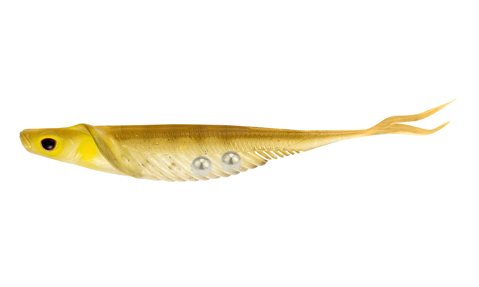 Nomad Design Cobra Shad 4.5" Live Ops - 4 Pack Pearl