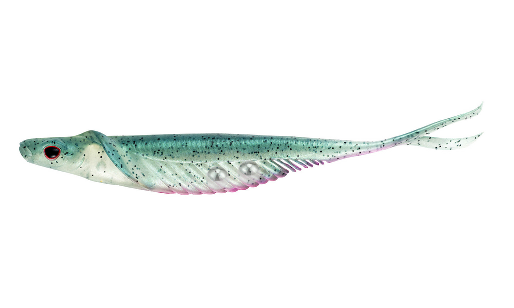Nomad Design Cobra Shad 4.5" Live Ops - 4 Pack Pink Wakasagi
