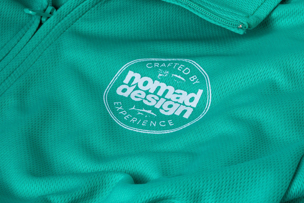 Nomad Design Womens Collared Fishing Jersey - Classic Squid L
