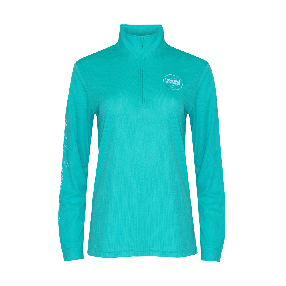Nomad Design Womens Collared Fishing Jersey - Classic Squid M