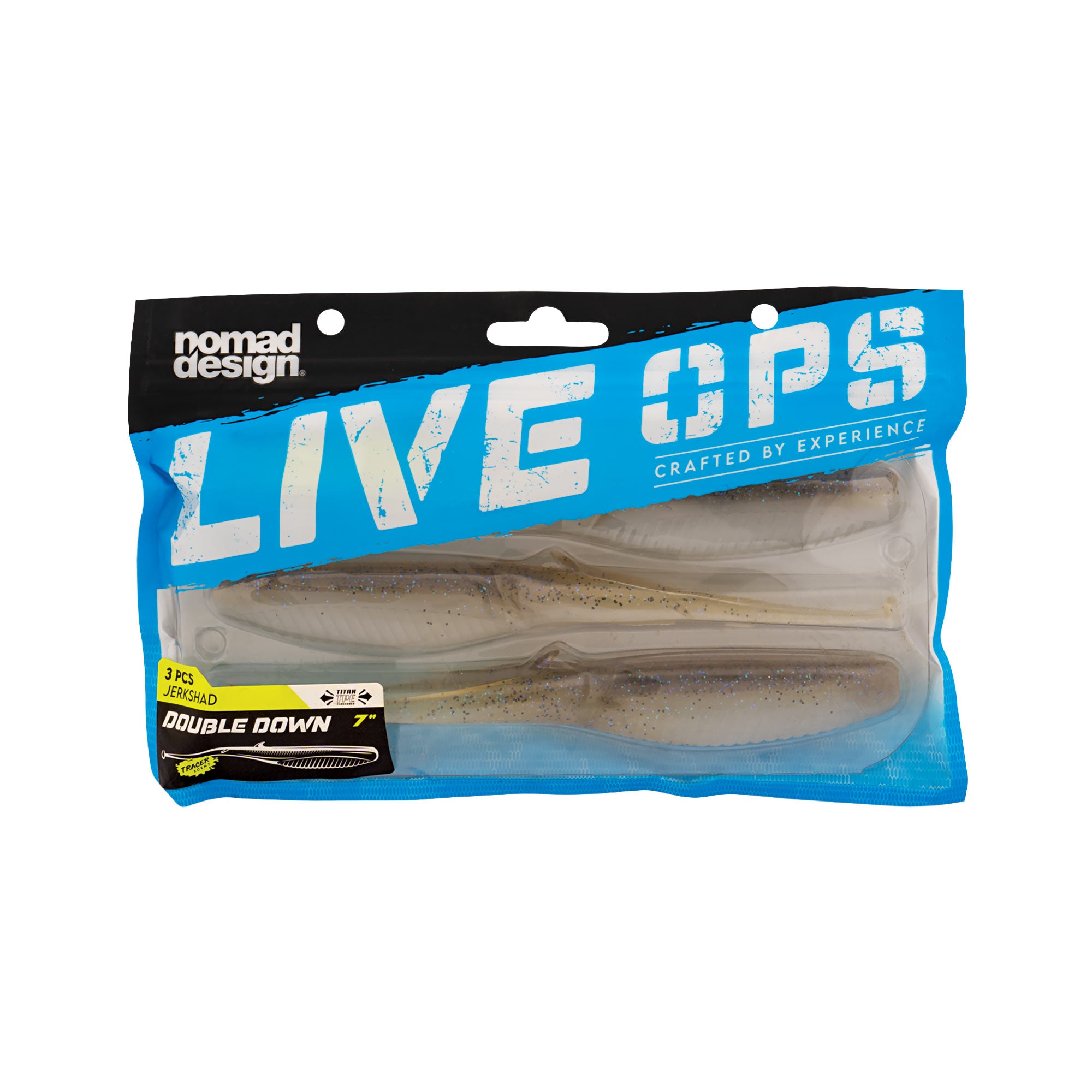 Double Down 5" Jerkshad - 4 Pack - Live Ops