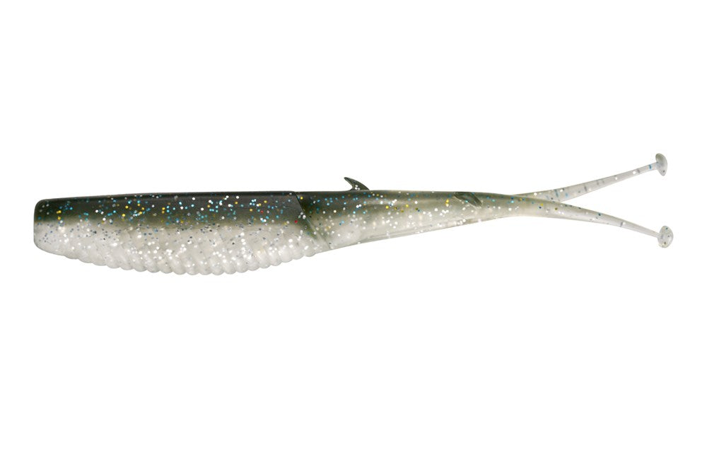 Nomad Design Double Down 5" Jerkshad - 4 Pack - Live Ops Toxic Chicken