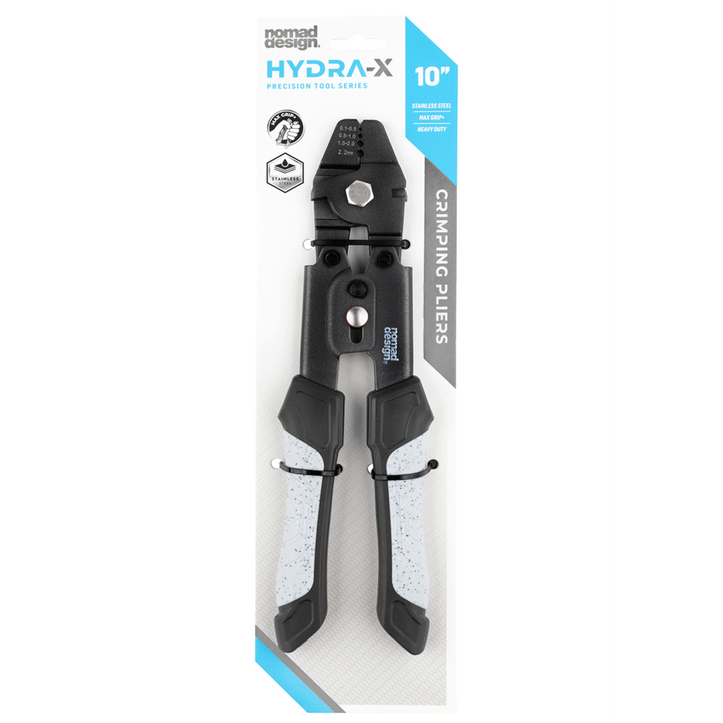 Nomad Design HYDRA-X 10" Big Game Crimping Pliers Stainless