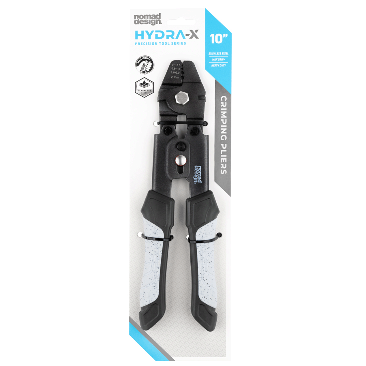 Nomad Design HYDRA-X 10" Big Game Crimping Pliers Stainless