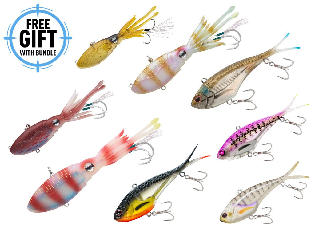 adult nauvaulty fishing lures Nomad Design Squidtrex Vibe - 75 It can be jigged vertically Nomad Tackle Soft Vibes Inshore