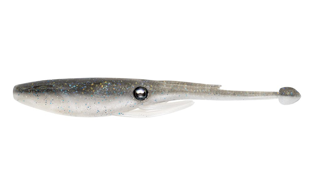 Nomad Design Jerksquid 4" Jerkshad - 5 Pack - Live Ops Chartreuse Tiger