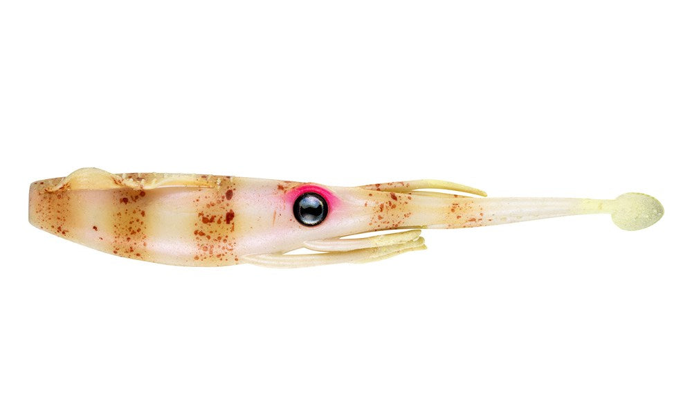 Nomad Design Jerksquid 4" Jerkshad - 5 Pack - Live Ops Natural Tiger