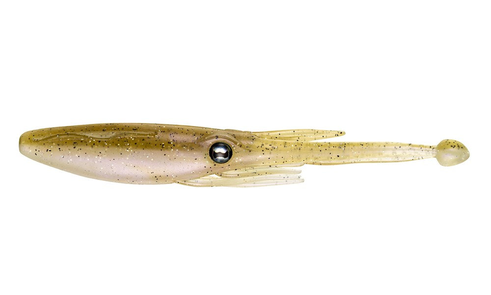 Nomad Design Jerksquid 5" Jerkshad - 4 Pack - Live Ops Chartreuse White