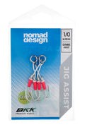 Jig Assist Hooks - Double 5X Strong Pink