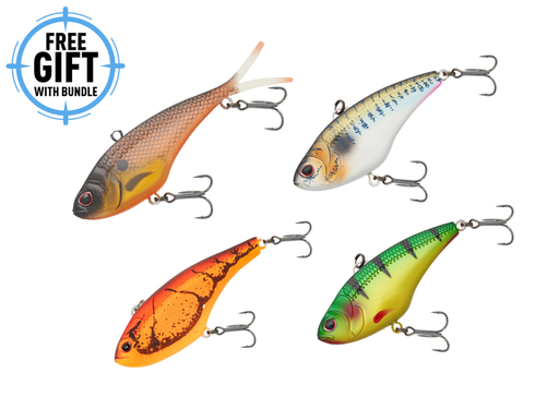 Nomad Tackle Power Trio Sampler 4 Pack Bundle