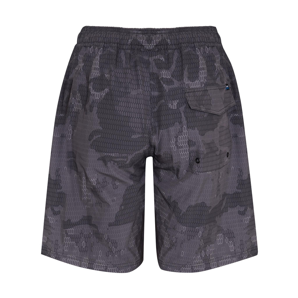 Nomad Design Volley Shorts - Charcoal Camo 32