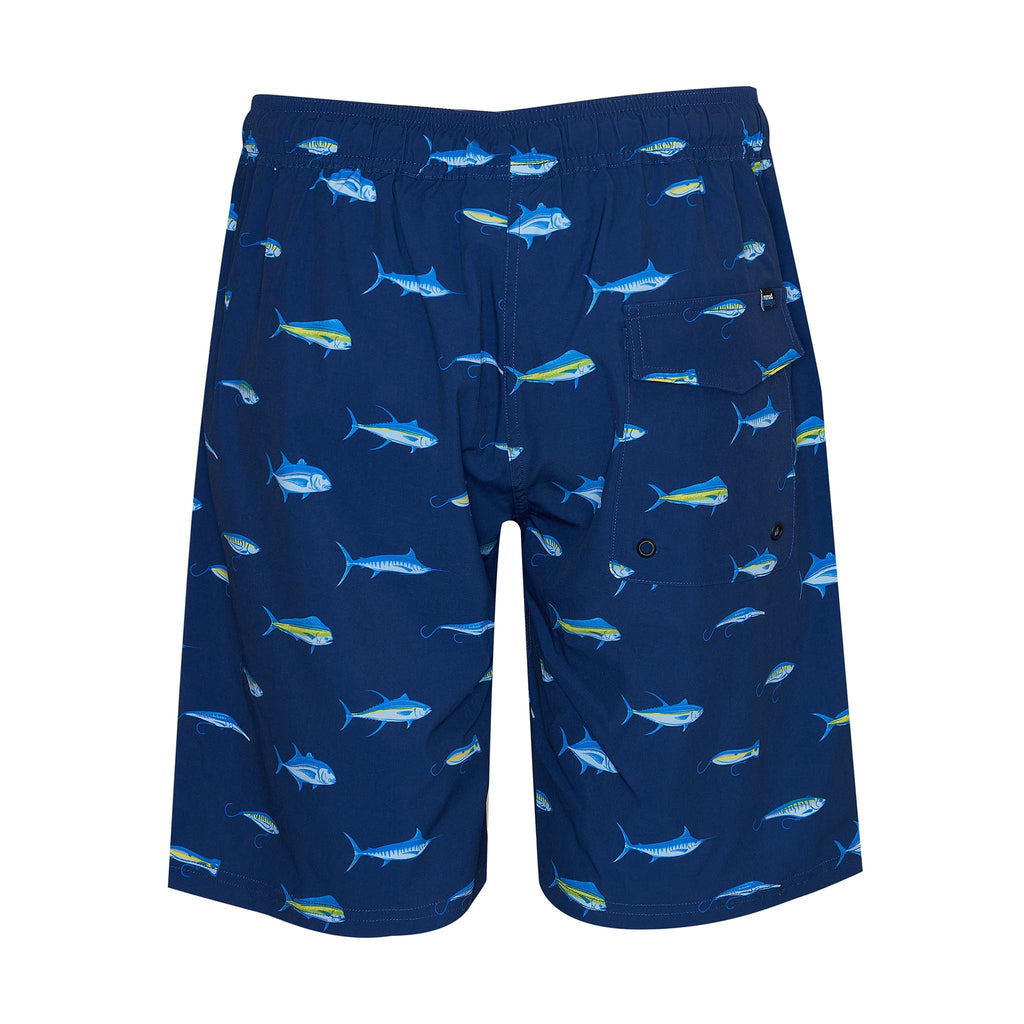 Nomad Design Volley Shorts - Navy Multi 36