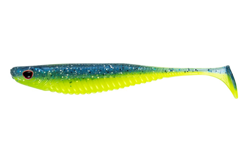 Nomad Design Spectre Minnow 3.25" Swimbait - 6 Pack - Live Ops Brown Chartreuse Tail