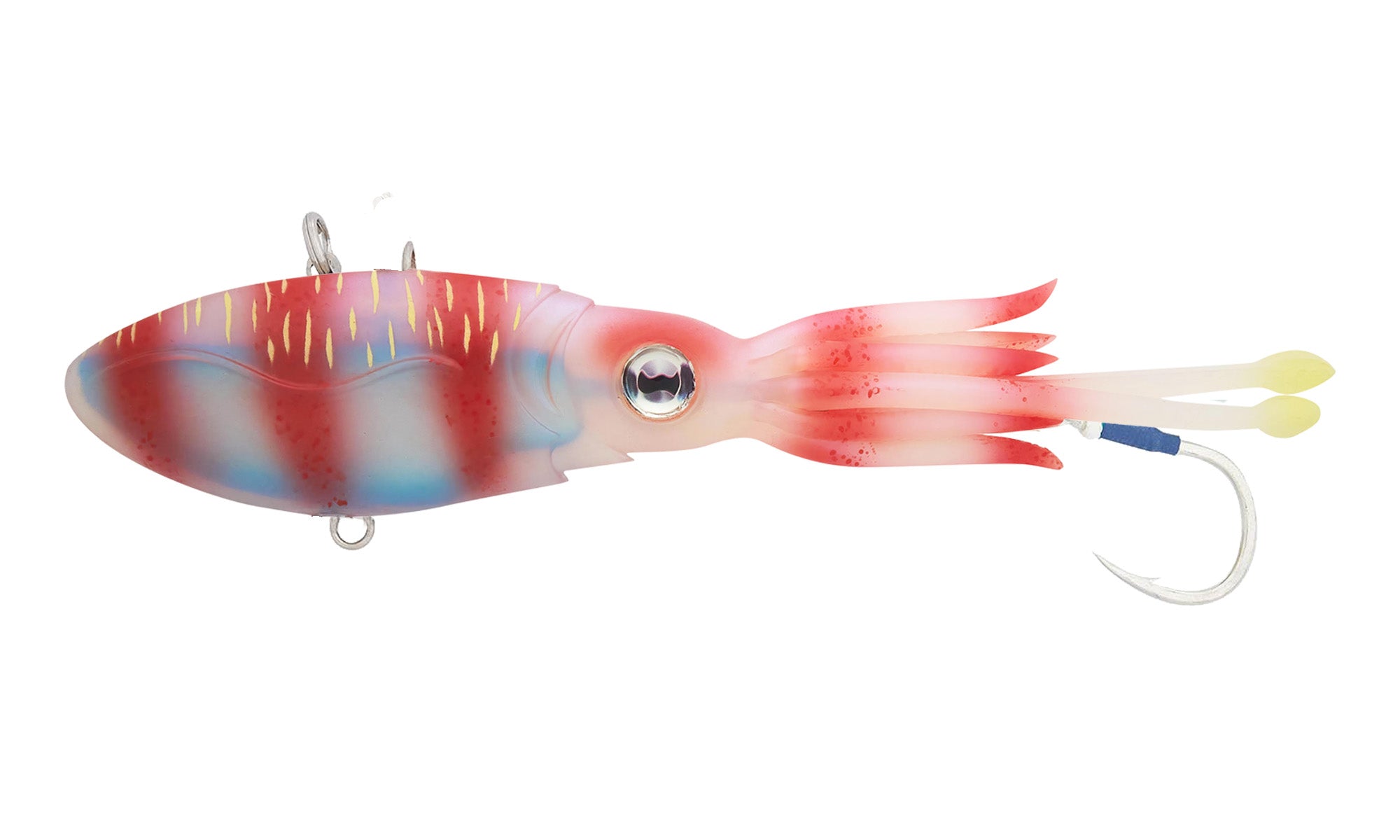 Nomad Design Squidtrex 170 Squid Jig/Vibe Lure - 6.5 Inch Red Tiger / 6 1/2 Inch