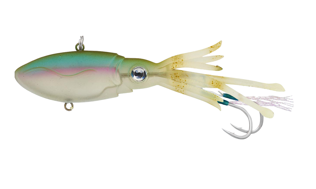 Nomad Design Squidtrex™ 95 Vibe 3 3/4" - 1oz Aqua Ghost