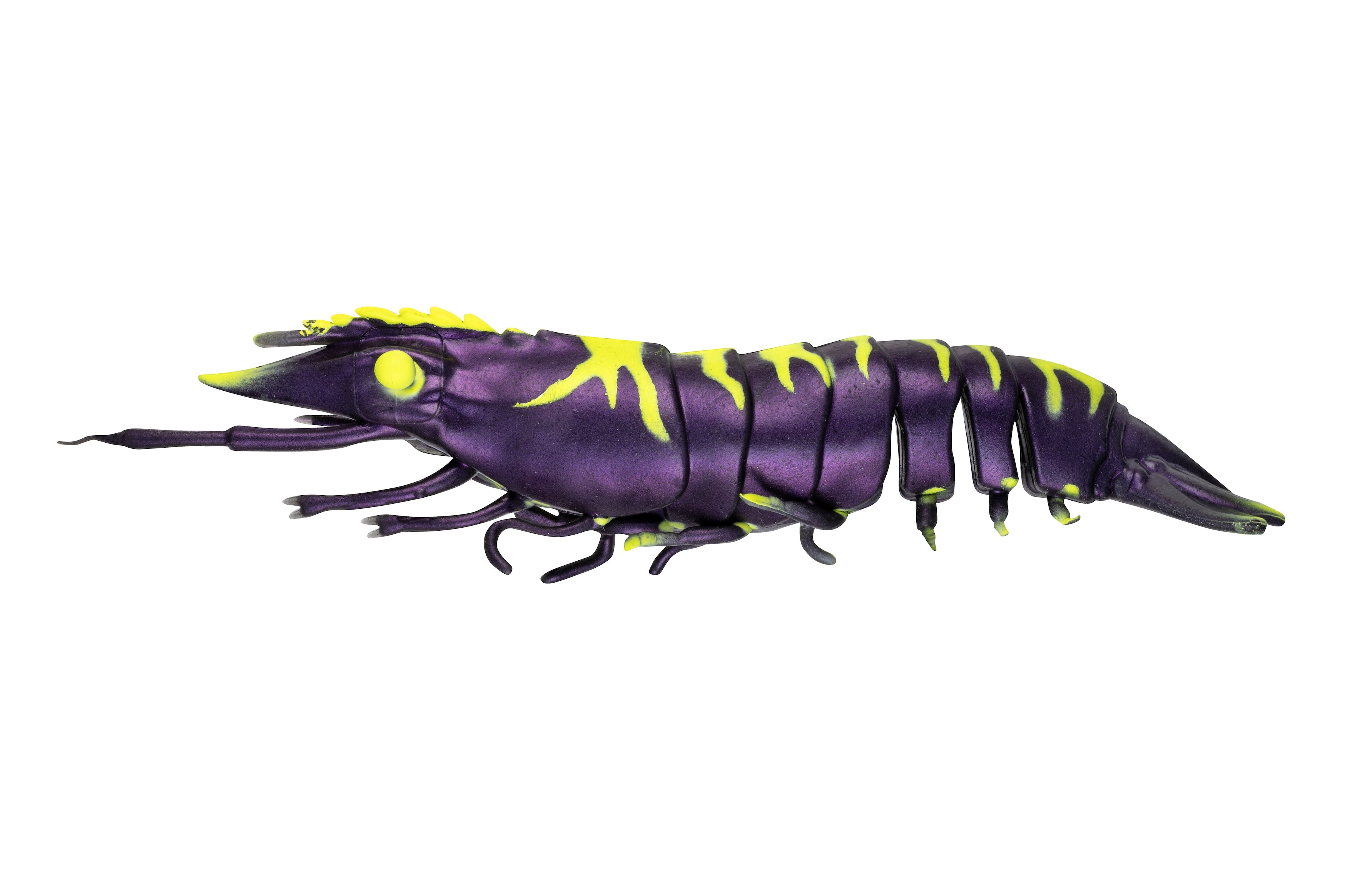 Nomad Design Sumo Shrimp Unrigged 5" - 2 Pack - Live Ops Chartreuse Tiger