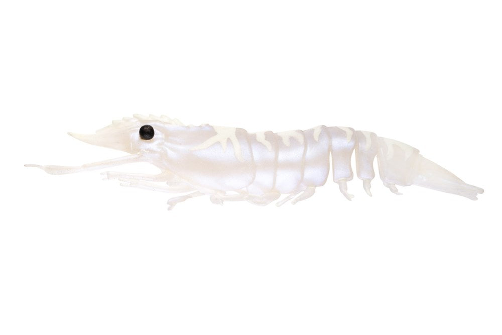 Nomad Design Sumo Shrimp Unrigged 5" - 2 Pack - Live Ops White Glow