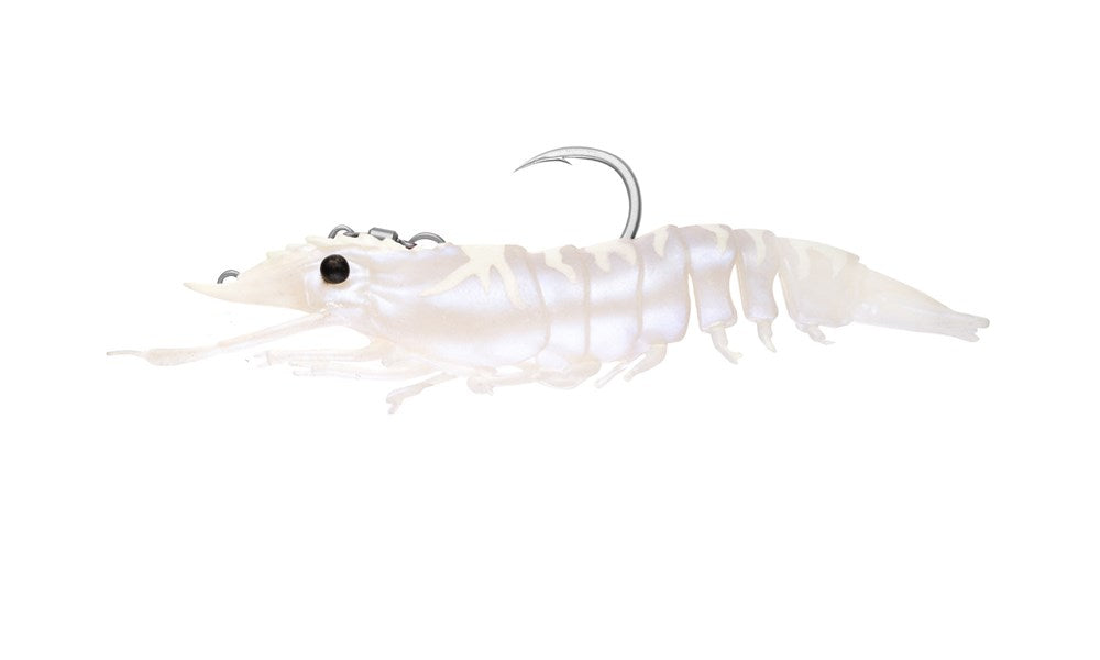 Nomad Design Sumo Shrimp Rigged 4" - Live Ops Chartreuse Tiger