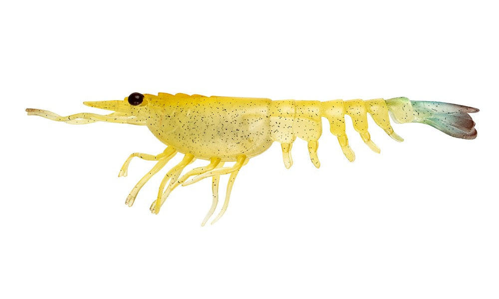 Nomad Design Switcher Shrimp 2.3" - 6 Pack - Live Ops Glow Chartreuse