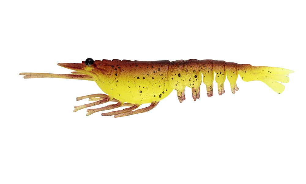 5pcs pack professional simulate shrimp fishing lures for catch fish Got-cha Pro and sharp BKK hooks make fishing easy for beginners and pros. WAOCEO Fish Hook Shrimp Silicone