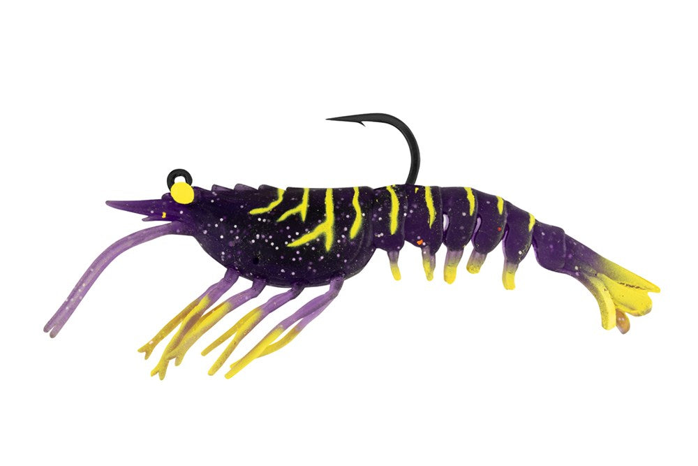Nomad Design Tideline Shrimp 3.5" 1/4oz - Live Ops White Tiger