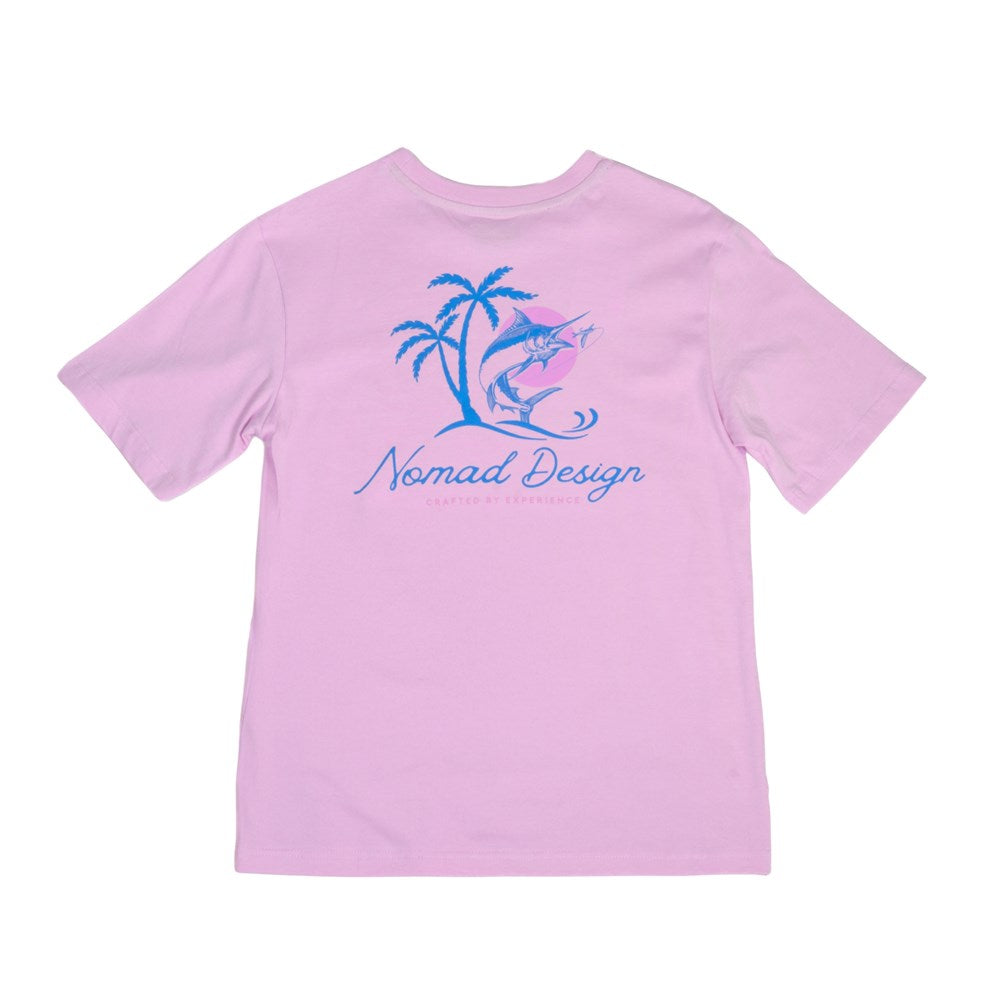 Nomad Design Womens T-Shirt - Marlin Sunset S