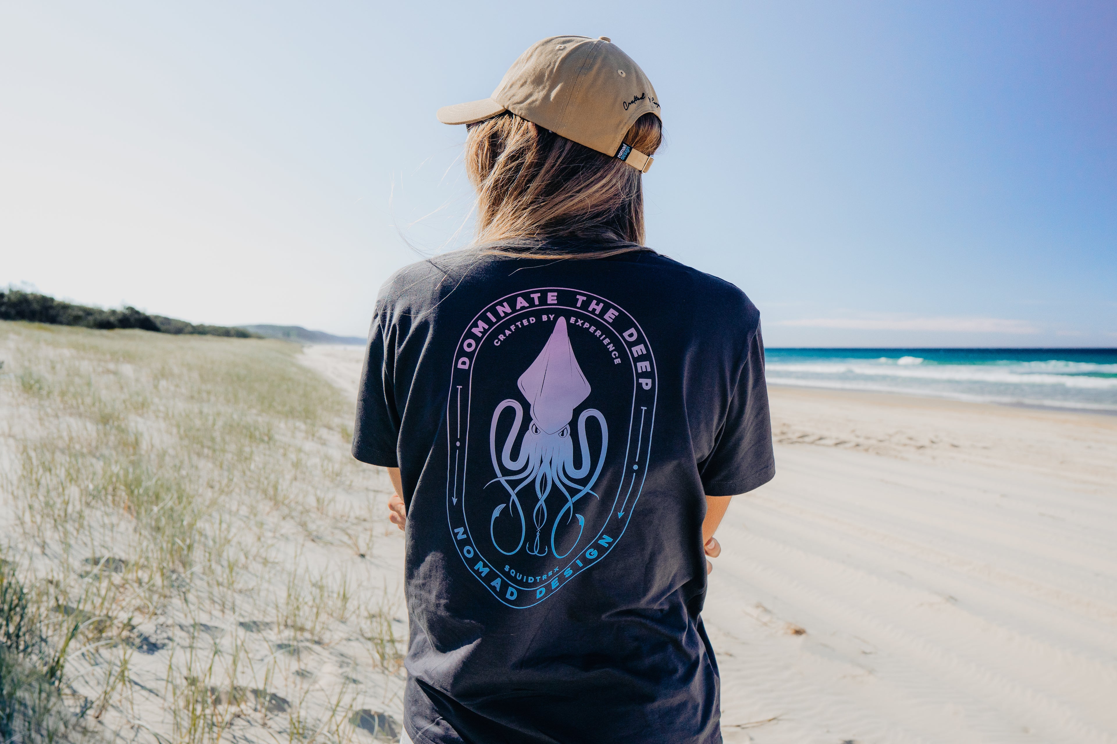 Nomad Design Womens T-Shirt - Squidtrex™ Domination Large