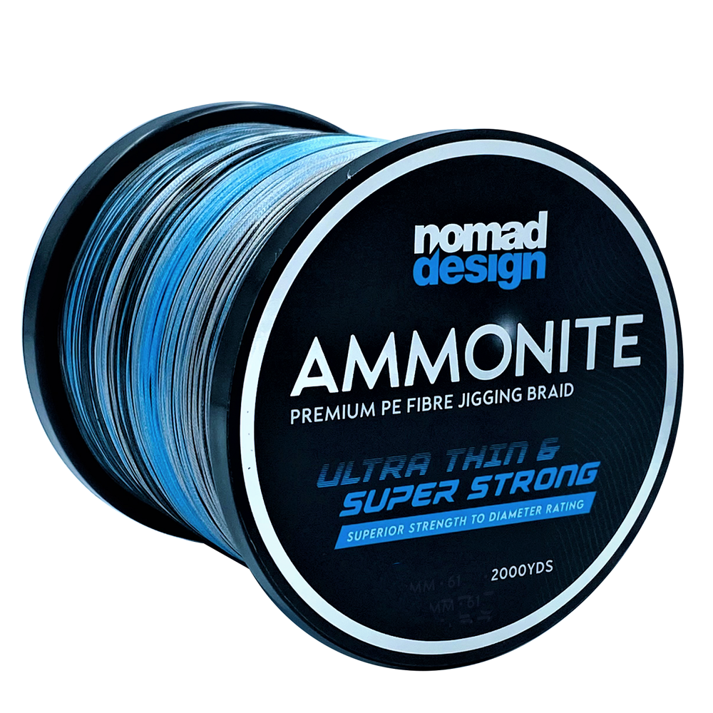 Nomad Design Ammonite Multicolor Jigging Braid 2000yds PE 2