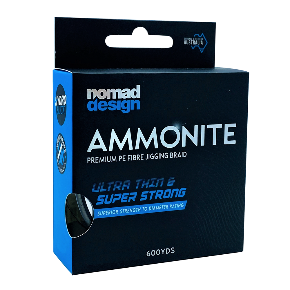 Nomad Design Ammonite Multicolor Jigging Braid 600yds PE 2