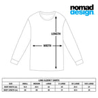 Nomad Design T-Shirt Long Sleeve - X-Rad Black