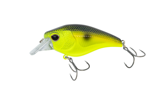Nomad Design Atlas 55 Square Bill Crankbait 2" Chartreuse Blue Back