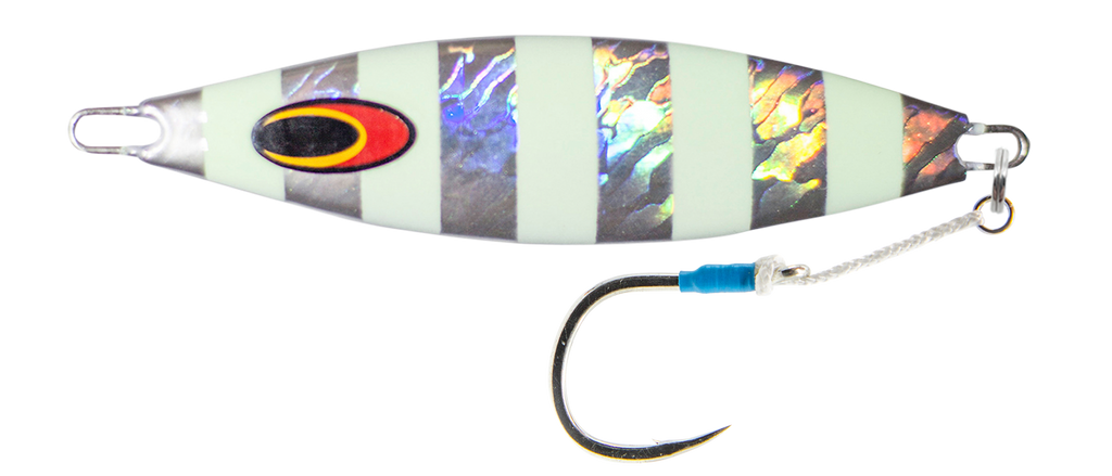 Nomad Design The Buffalo Jig 180g - 6-1/4oz Silver Glow Stripe