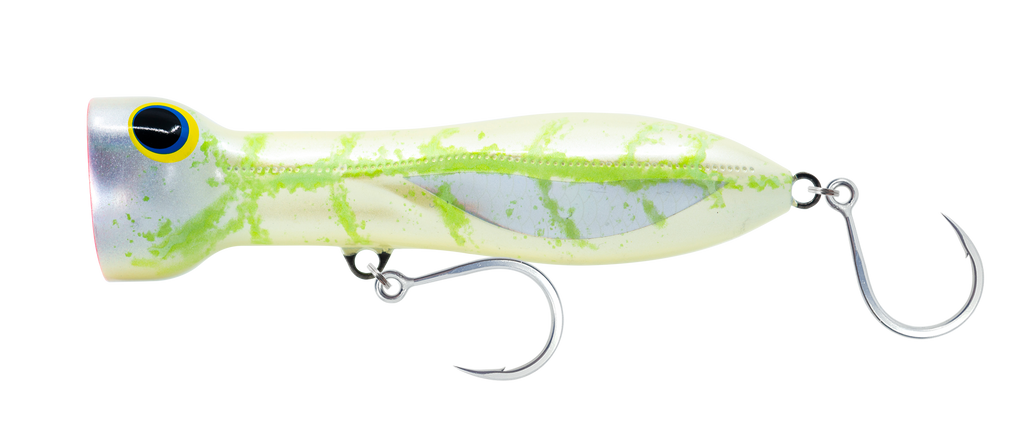 Nomad Design Chug Norris 120 Popper 4-3/4" White Glow