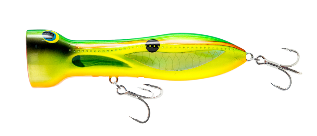 Nomad Design Chug Norris 95 Popper 3-3/4" Fireball Red Head
